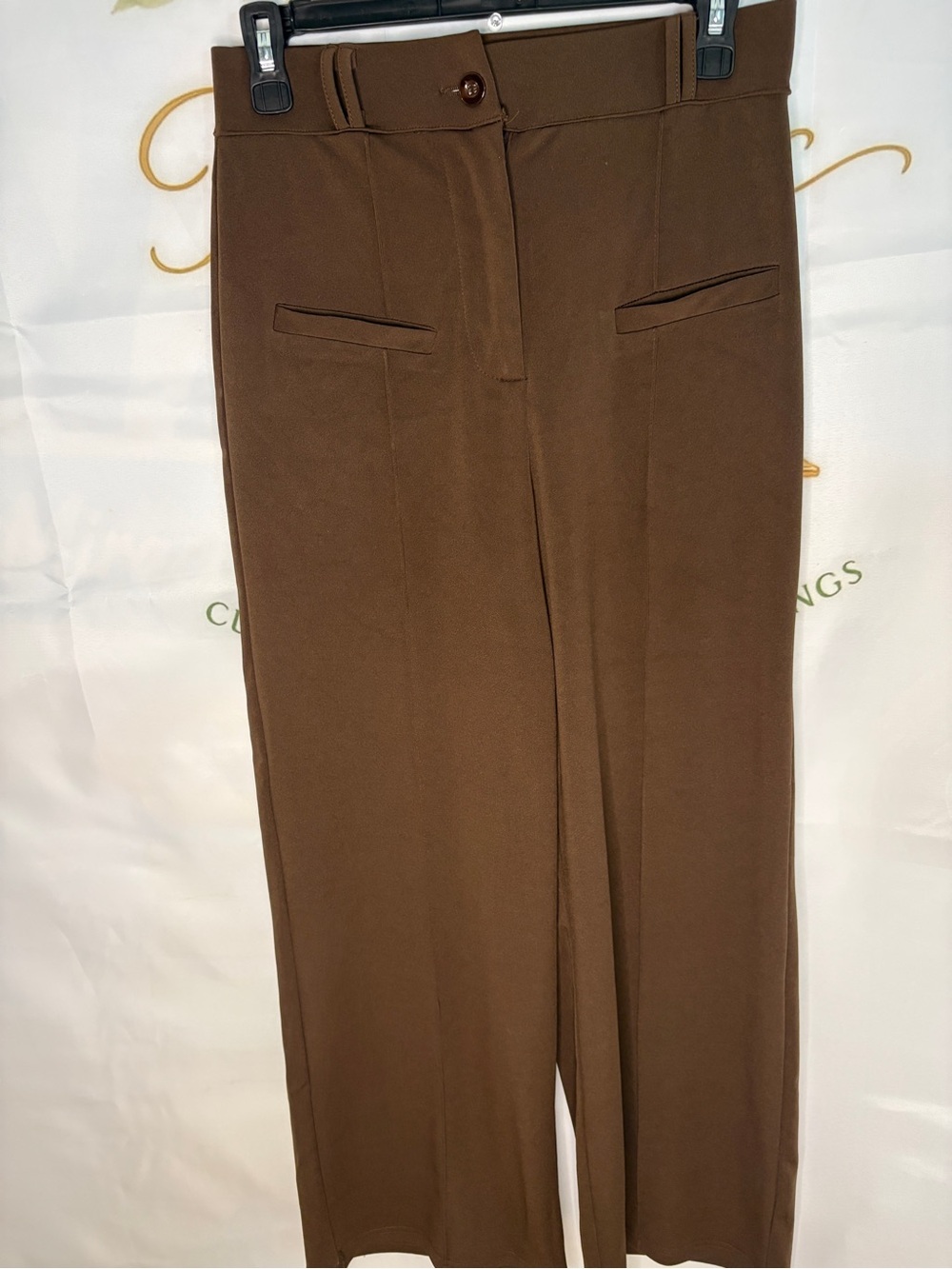 & Other Stories Brown Wide-Leg Trousers